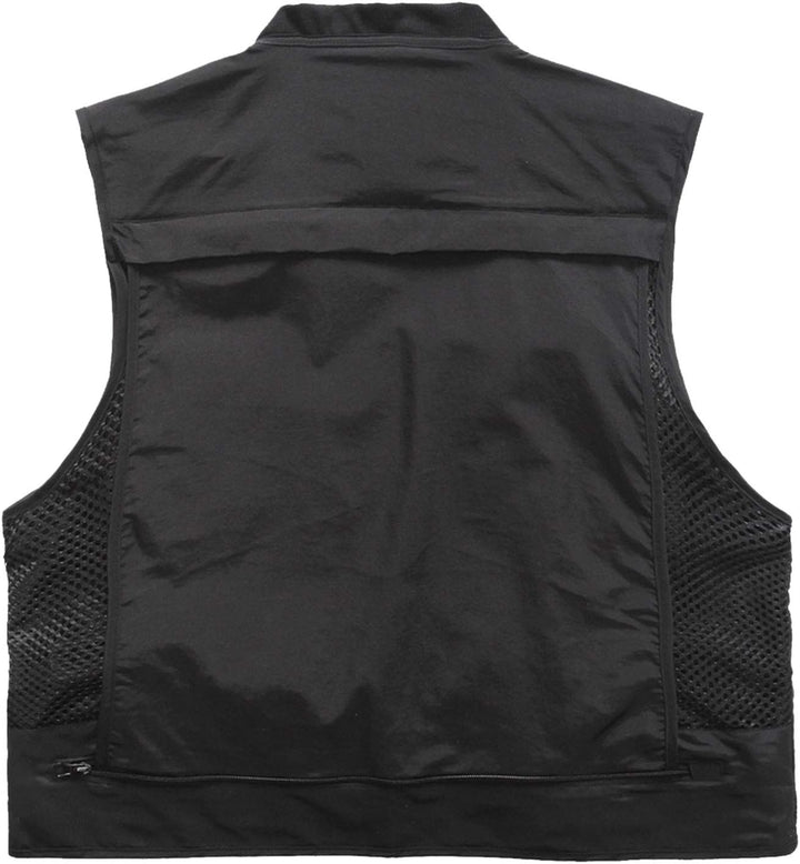 Freiesoldaten Herren Multi Pocket Weste Draussen Angeln Camping Mantel Atmungsaktives Netz Lässige W