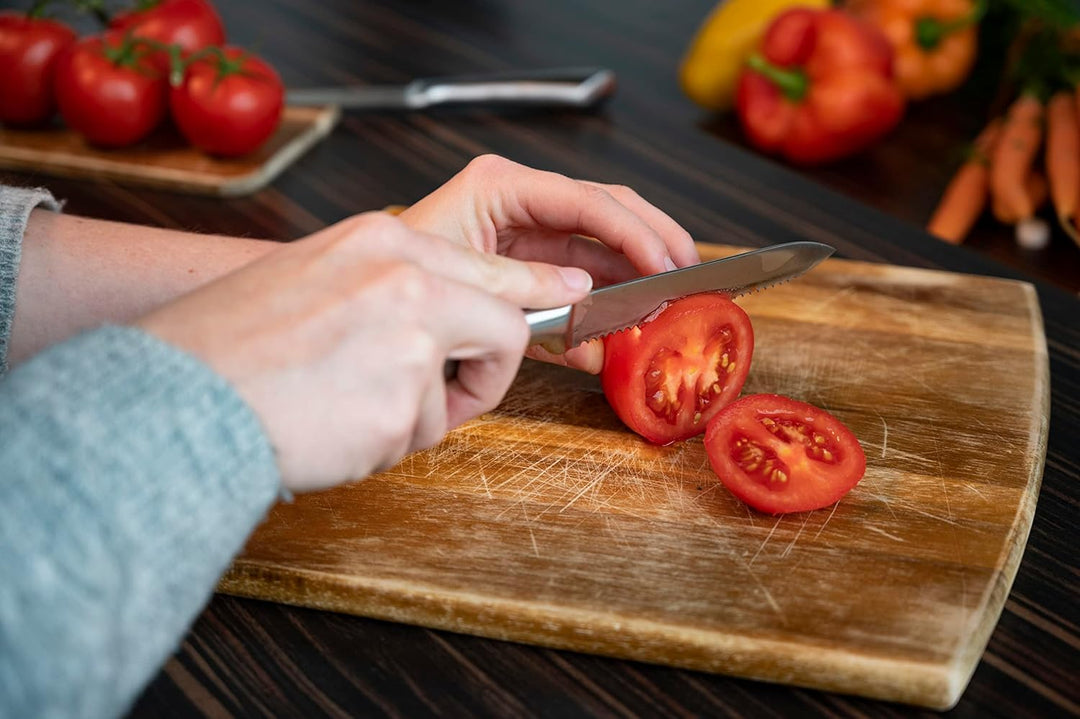 alpina Kochmesserset 2-Teilig - Profi Messerset - Multifunktionales Chefmesser - Bestückt für Küchen