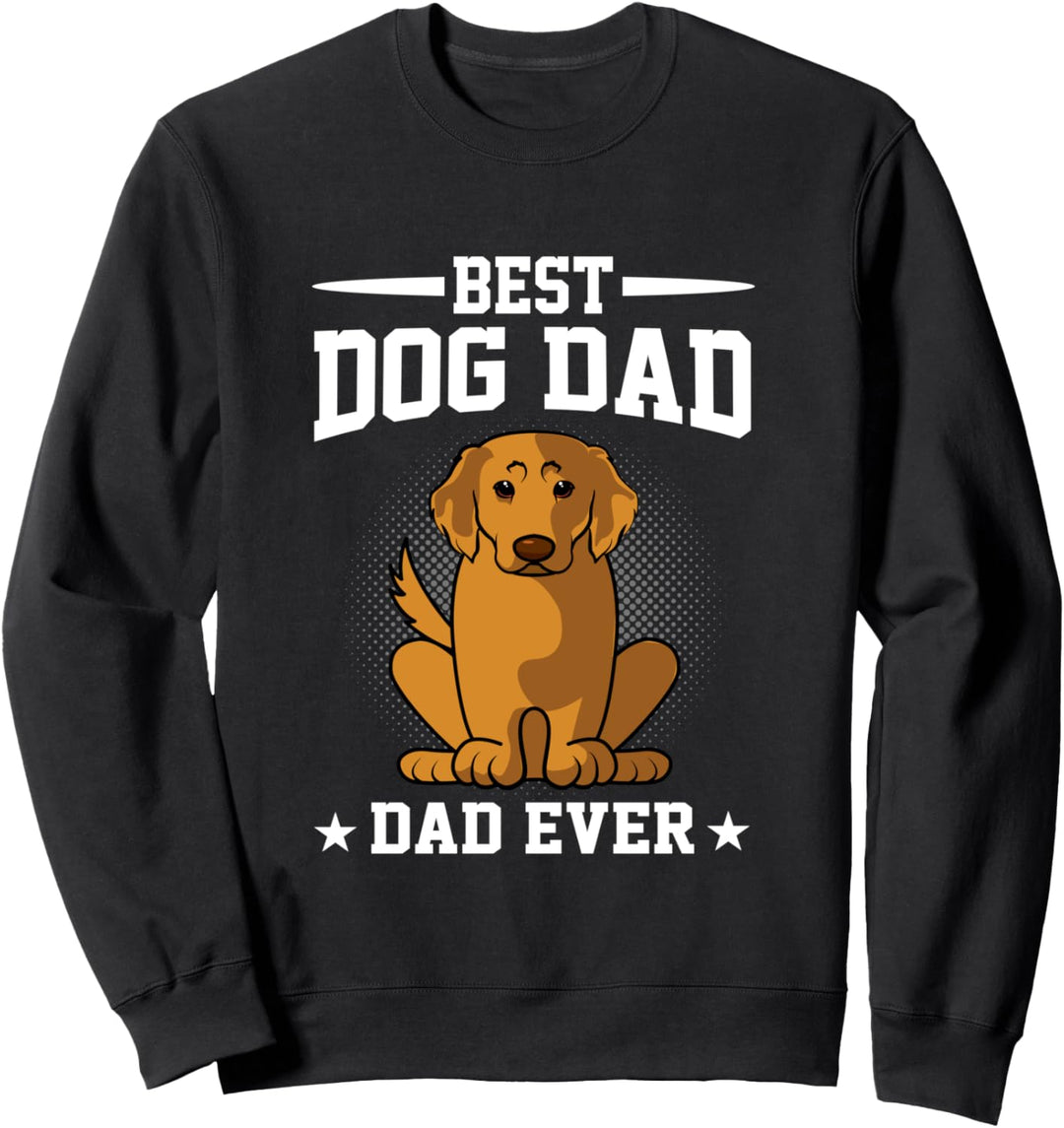 Bester Hund Papa jemals lustig Retriever Golden Dad Sweatshirt