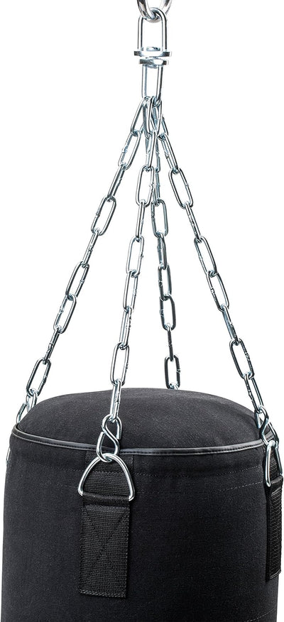 Bad Company Boxsack inkl. Heavy Duty Stahlkette I Canvas Punching Bag, gefüllt/ungefüllt I 80 x 30 c