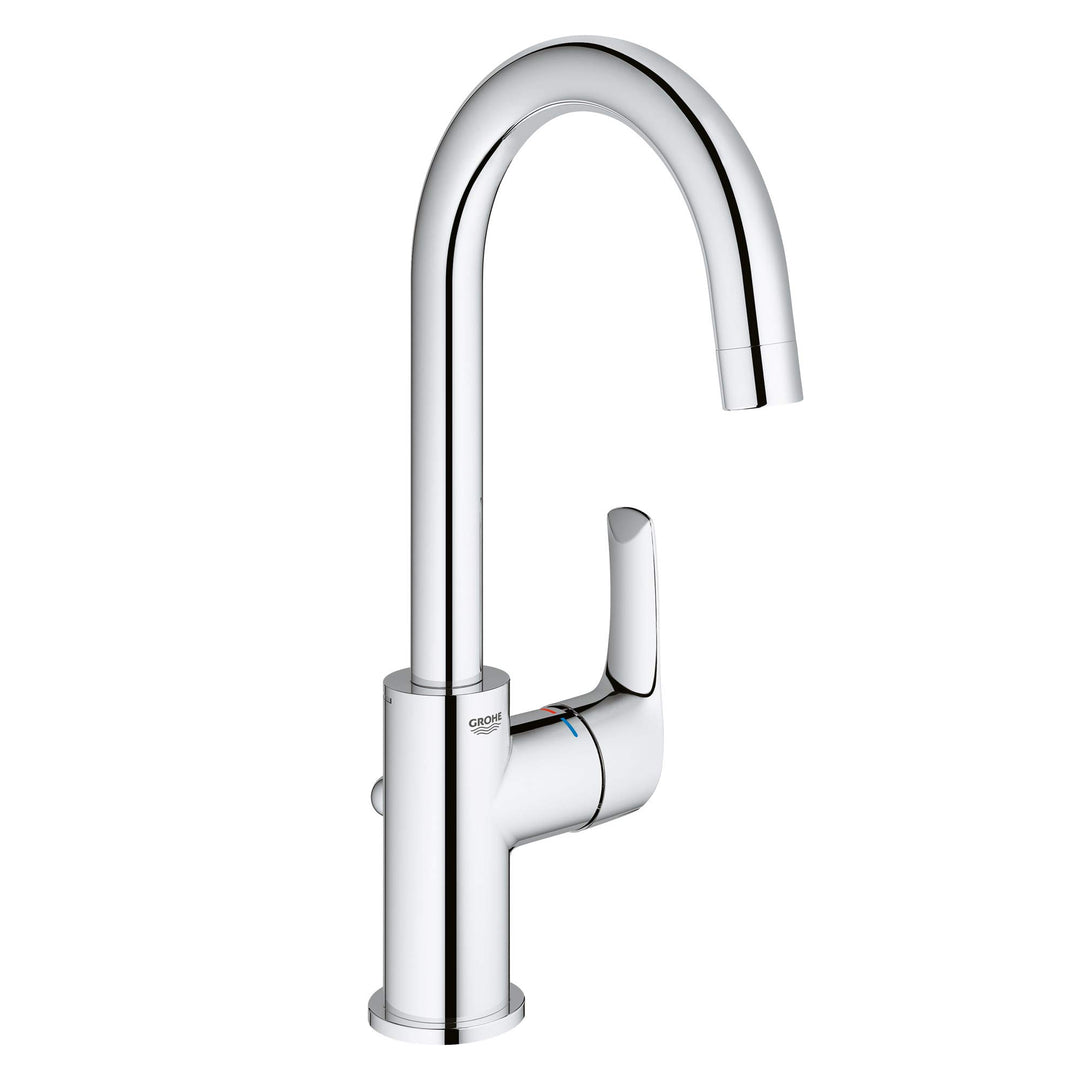 GROHE Eurosmart - Einhand- Waschtischarmatur (wassersparend, L-Size, Schwenkbereich 360°), chrom, 23