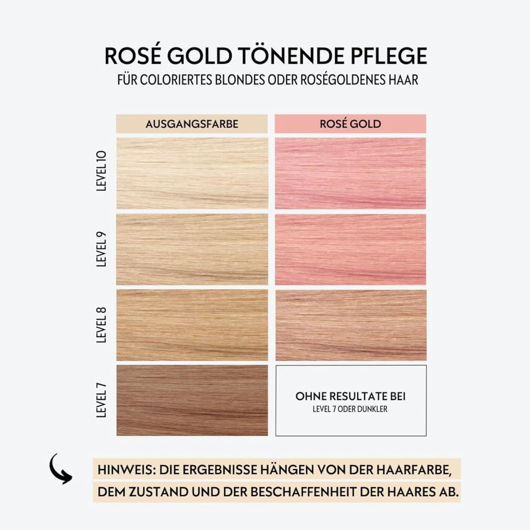 Four Reasons Farbmaske Tönende Pflegespülung Rose Gold Farbe 200 ML - Pigmentiertes Pflegespülung fü