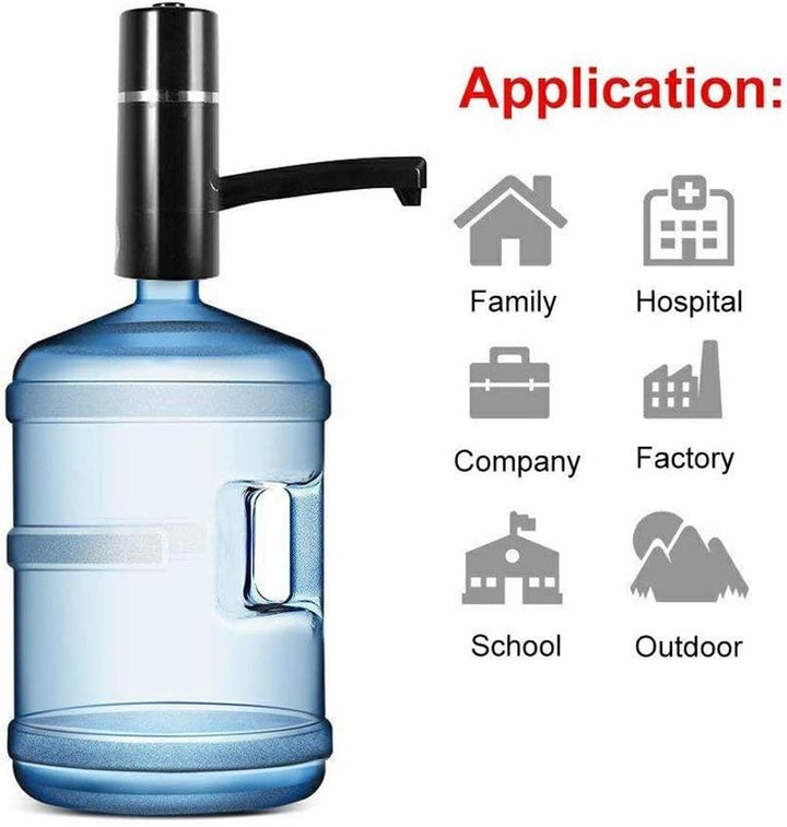 USB Wiederaufladbare Elektrische Flaschenpumpe Dispenser Für Trinkwasser 2-6 Gallonen – Automatische
