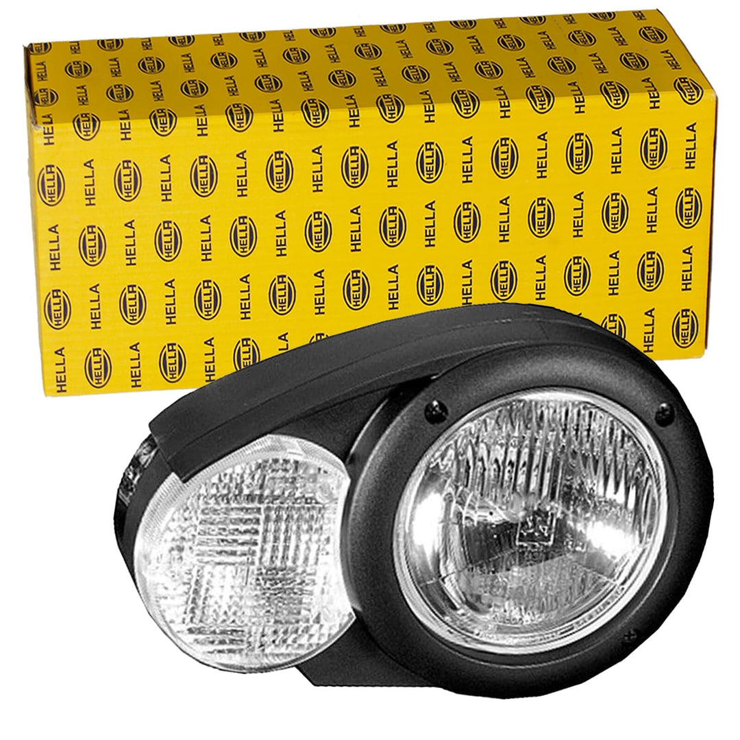 HELLA 1E3 996 160-011 Halogen-Hauptscheinwerfer - Combi 133 - 12V - rund - Anbau - Lichtscheibenfarb