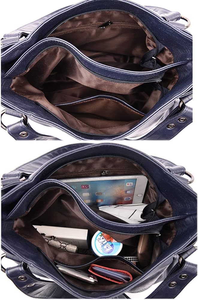 Sacmill Damen Handtasche Grosse Leder Damenhandtasche Umhängetaschen Designer Schultertasche Hobo Ta