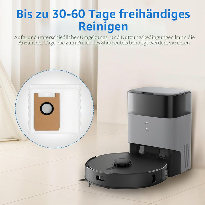 14 Stück Staubbeutel für AIRROBO T20+/ T25+/ T30+/ T25+C/ GT21 Saugroboter Staubbeutel Ersatzkit, 3