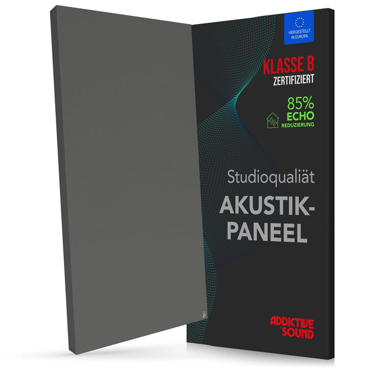 Addictive Sound Schallabsorber Wand Premium, Studioqualität-Akustikpaneel mit Akustikwolle, Klasse A