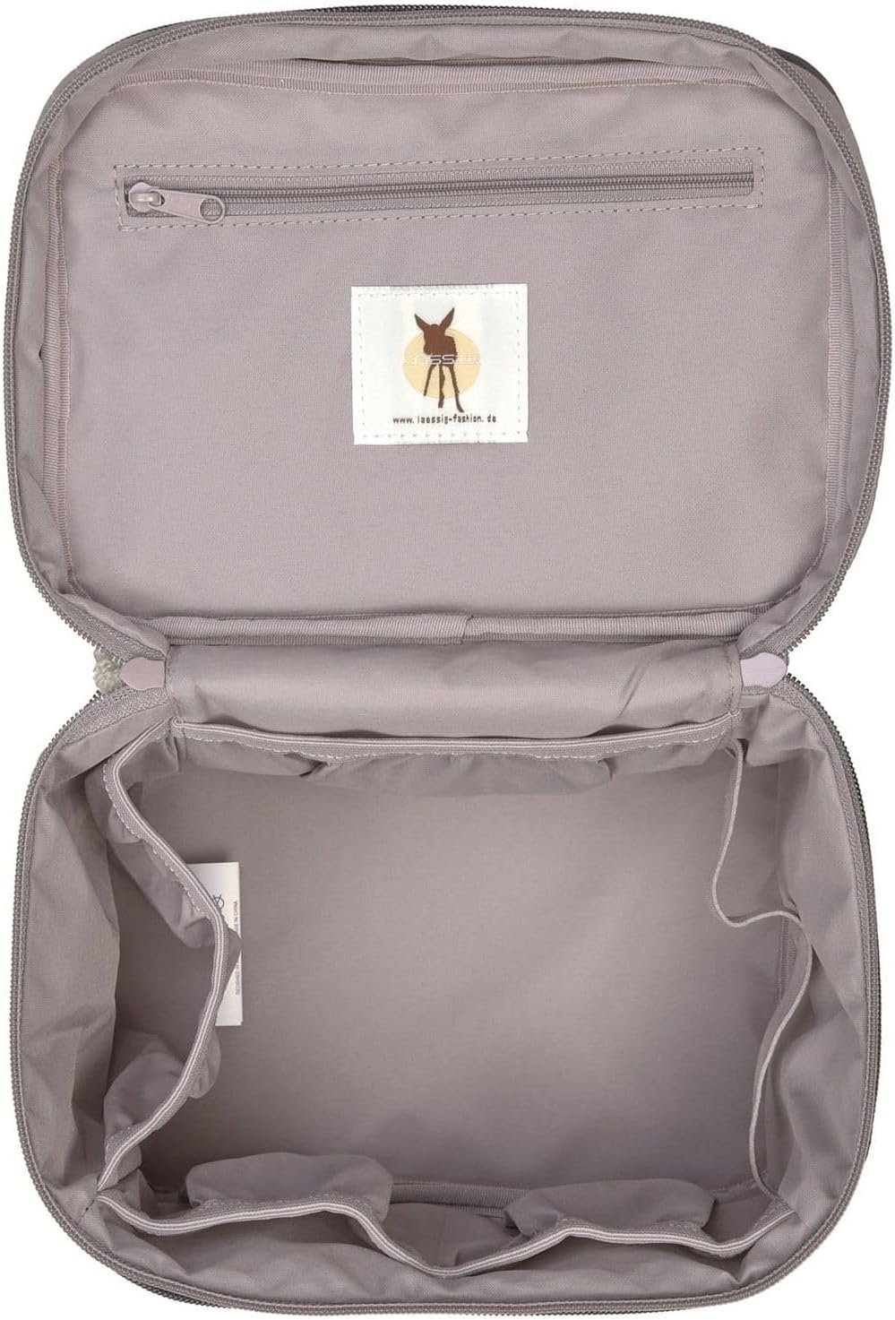 LÄSSIG Baby Wickeltisch Organizer Windel-Organizer to Go/Casual Nursery Caddy To Go Taupe, Taupe