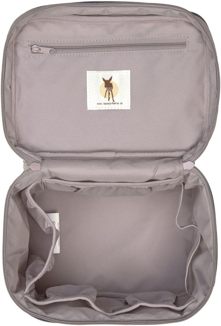 LÄSSIG Baby Wickeltisch Organizer Windel-Organizer to Go/Casual Nursery Caddy To Go Taupe, Taupe
