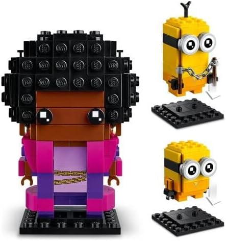 LEGO 40421 Minions Brickheadz Belle Bottom, Kevin und Bob