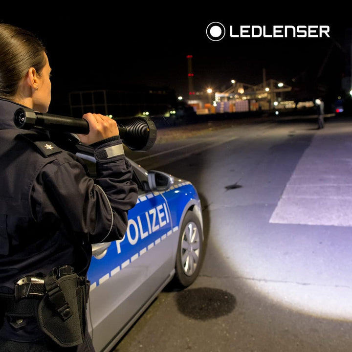 Ledlenser X21R Taschenlampe LED, Suchscheinwerfer, aufladbar mit Lithium LiFePO Akku, 5000 Lumen, fo