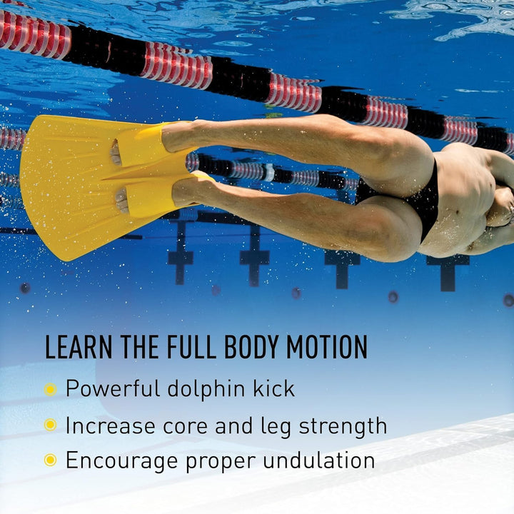 Finis Training Monofin (US) XS: 3-5, F: 4-6 yellow, (US) XS: 3-5, F: 4-6 yellow