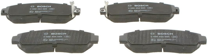 Bosch BP1680 Bremsbeläge - Vorderachse - ECE-R90 Zertifizierung - vier Bremsbeläge pro Set