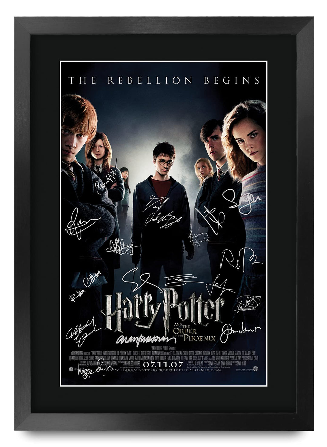 HWC Trading Orden des Phönix Harry Potter Die Cast Daniel Radcliffe Emma Watson Rupert Grint Geschen