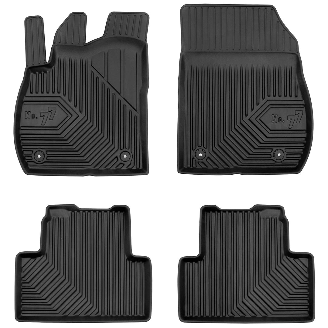 M MOTOS Gummimatten Auto Fussmatte passt für Opel Zafira C 2012-2019 Verbessern Sie Ihren Reisekomfo