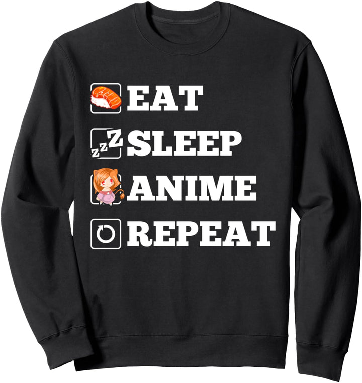 Japanischer Otaku Kawaii Sushi Japan Manga Lustiges Anime Sweatshirt