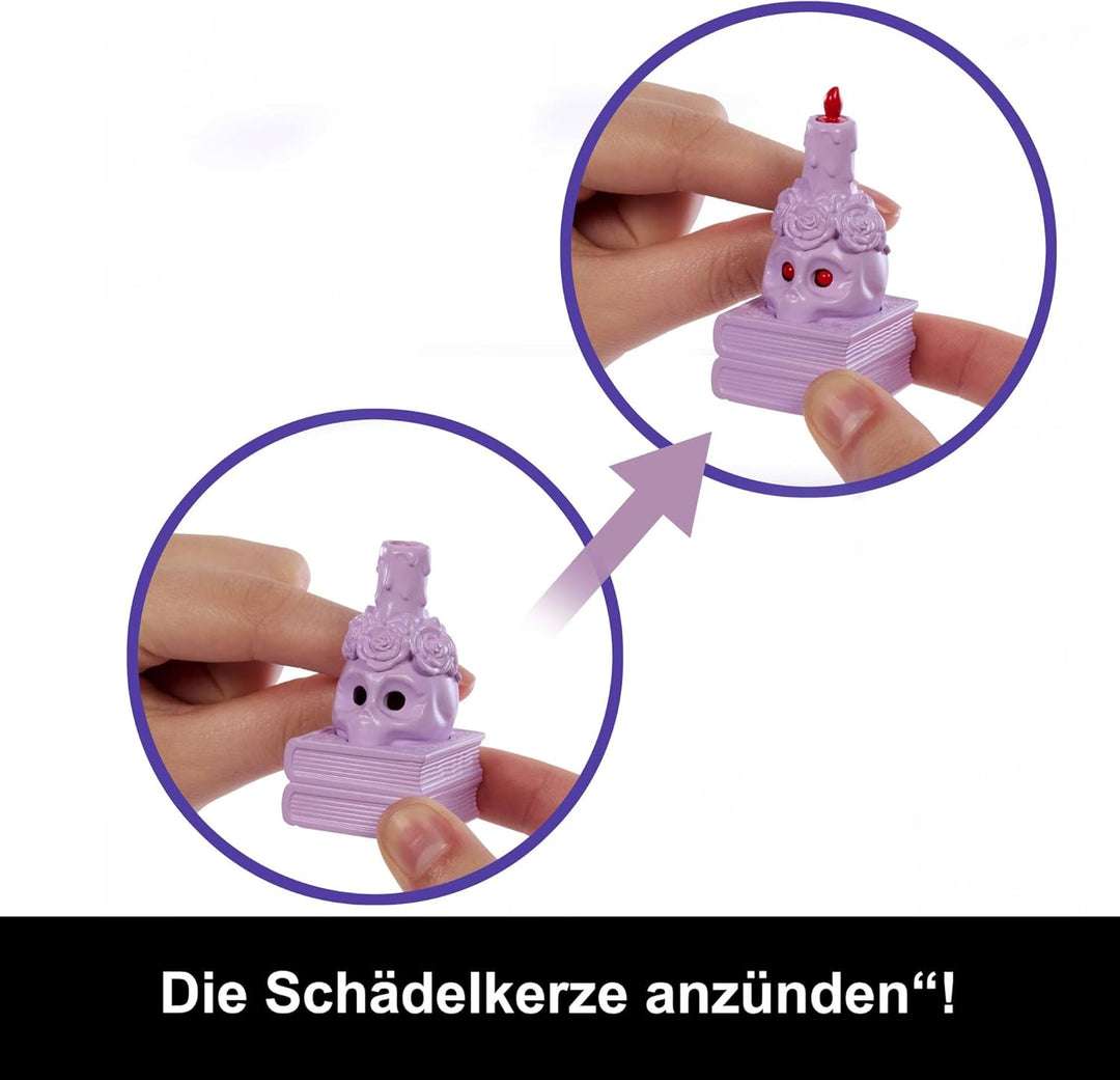 Monster High-Spielzeug und Accessoires, Secret Potion Room Draculaura-Spielset mit niedlicher Fleder