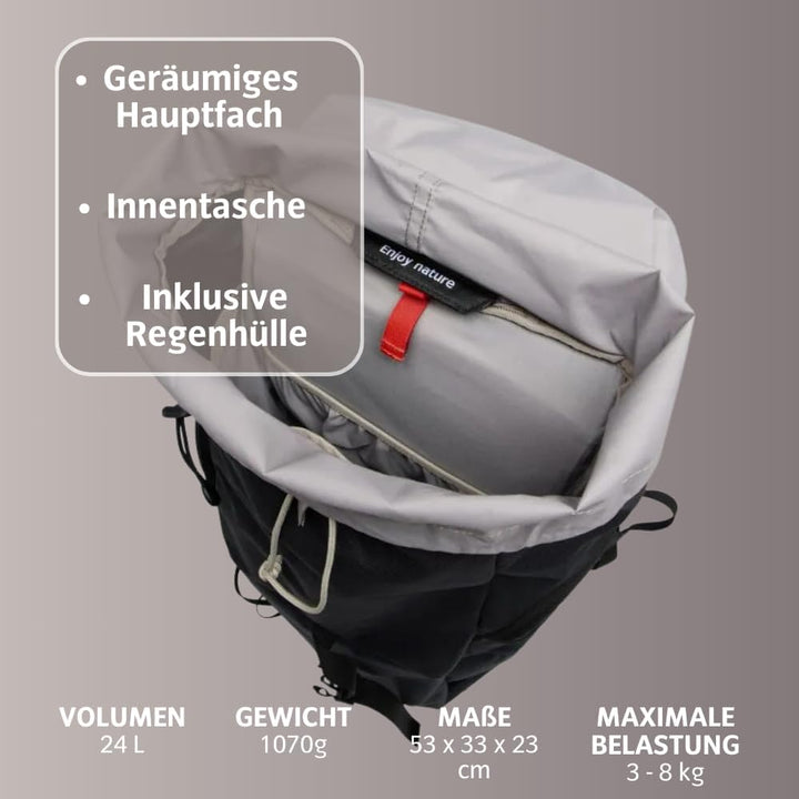 VAUDE Jura 24 Black Einheitsgrösse, Einheitsgrösse