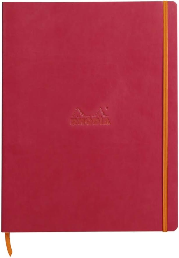 Rhodia 117712C Rhodiarama Notizbuch (mit weichem Deckel in Format DIN A4+, 220 x 297 mm, 80 Blatt, m