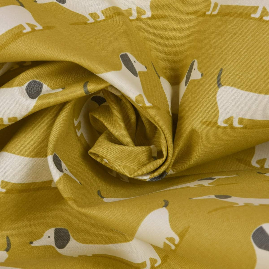 SCHÖNER LEBEN. Zugluftstopper Fryett`s Dackel Dachshund senf gelb, Auswahl:90cm Länge ca. 90x15x15cm
