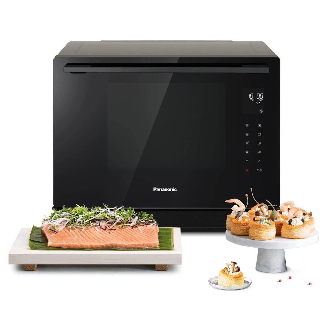 Panasonic NN-CS88LBEPG 4 in 1 Dampf Kombiofen mit Dampf, Mikrowelle, Grill, Konvektion, Inverter Tec