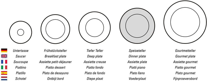 Villeroy & Boch – Audun Ferme, eleganter Speiseteller mit detaillierten Landschaftsbildern, Premium