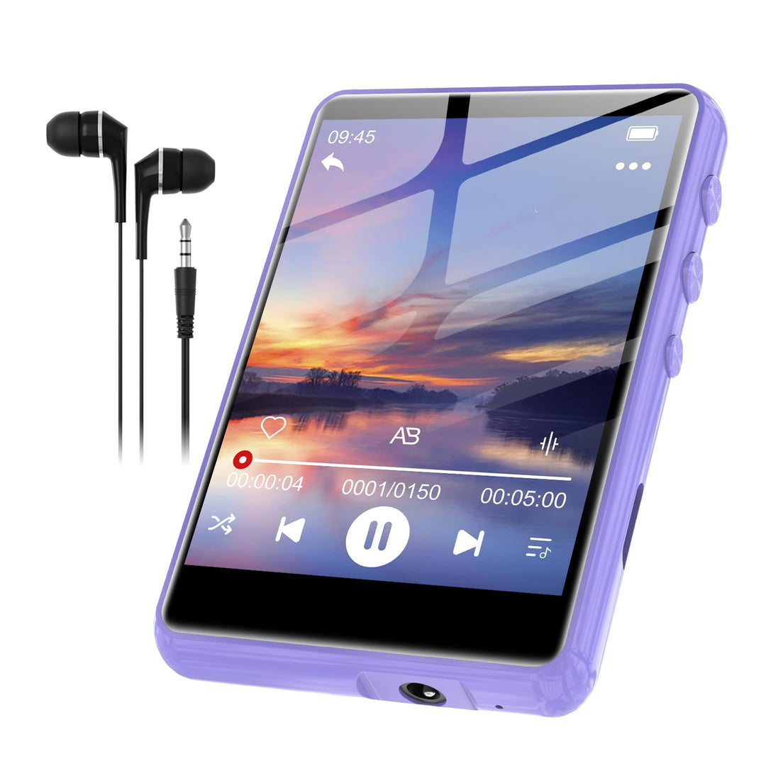 SWOFY MP3 Player Bluetooth 5.3, 64GB HiFi MP3 Player mit Lautsprecher kopfhörer FM Radio Recorder, 2