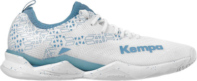 Kempa Unisex Wing Lite 2.0 W Game Changer Handballschuhe, Sportschuhe, Turnschuhe 38.5 EU Weiss Aqua