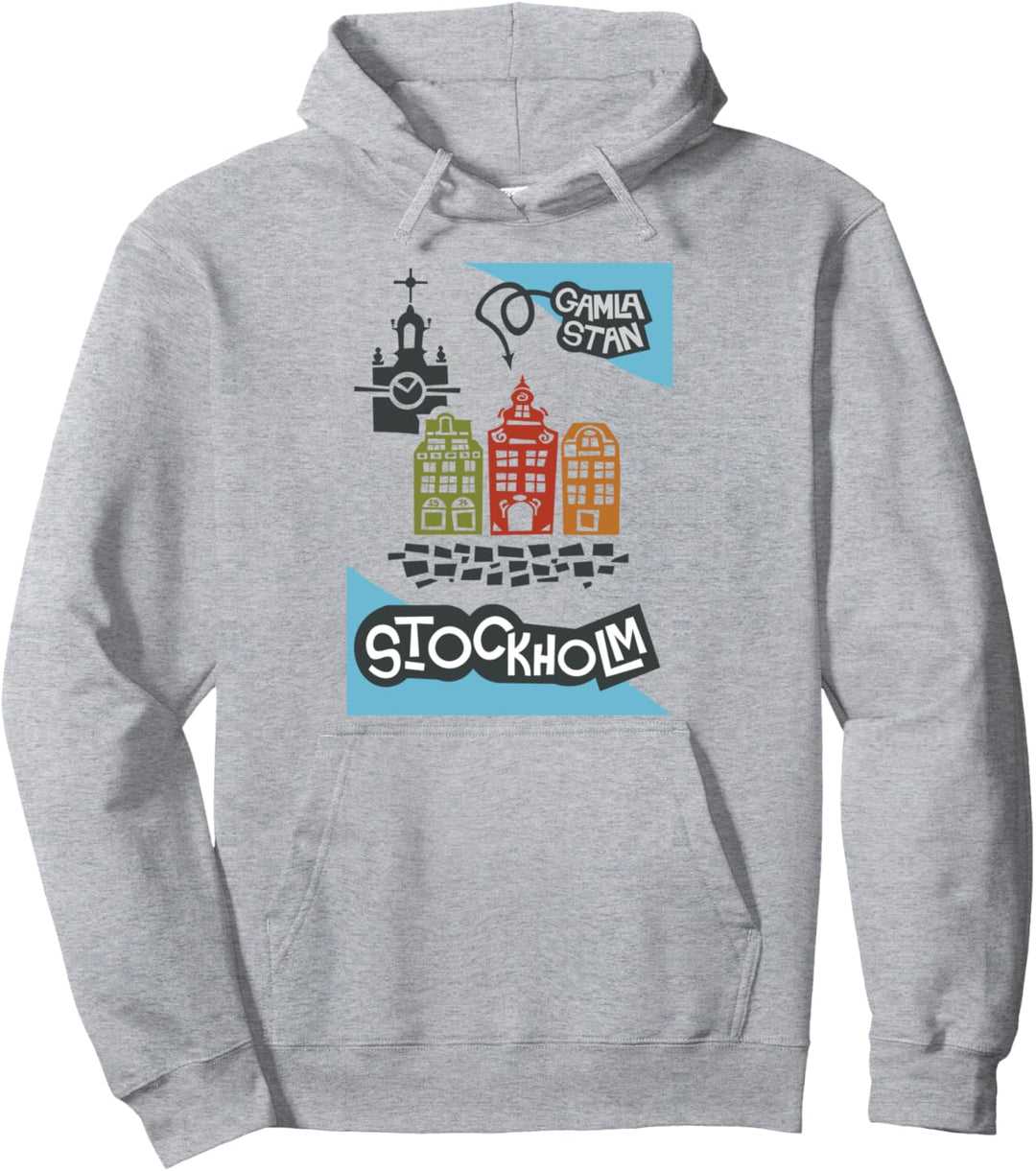 Gamla Stan Stockholm Pullover Hoodie