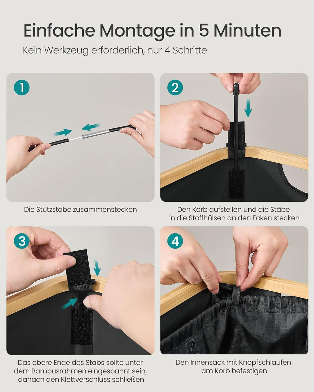 SONGMICS Pfandflaschen-Sammelbehälter, 95 L Pfandflaschen-Behälter, Flaschensammler Leergut, Recycli