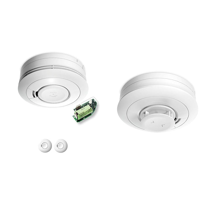 Ei Electronics Ei650RF Funkrauchmelder, Bundle aus funkvernetzbarem Rauchwarnmelder & Ei630W Hitzewa