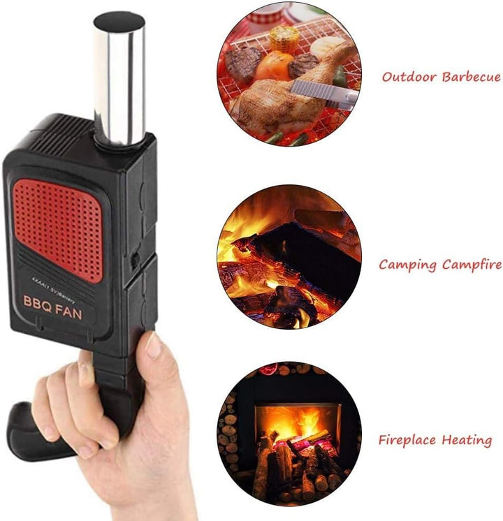 Zerodis Tragbare handheld elektrische bbq kochventilator luftgebläse feuerbalg werkzeug für outdoor