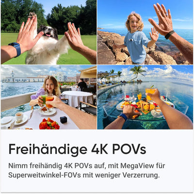 Insta360 GO 3S 64 GB - Tragbare 4K Mini-Kamera, Freihand-POVs, Überall anbringbar, Stabilisierung, 1