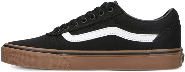 Vans Herren Ward Sneaker 39 EU Canvas Black Gum, 39 EU Canvas Black Gum