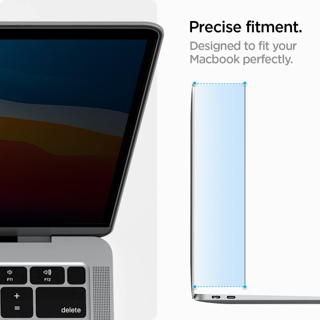 Spigen SafeView Magnetischer Blickschutzfilter für MacBook Pro 13 Zoll (2017-2021), MacBook Air 13 Z