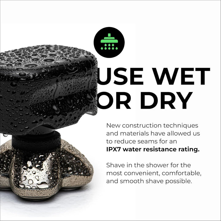 Skull Shaver Pitbull Gold Pro GX5 - Kopf- und Gesichtsrasierer - Kabellos, Nass- & Trockenrasur, Was