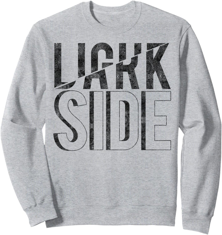 Star Wars The Last Jedi Light And Dark Side Text Sweatshirt