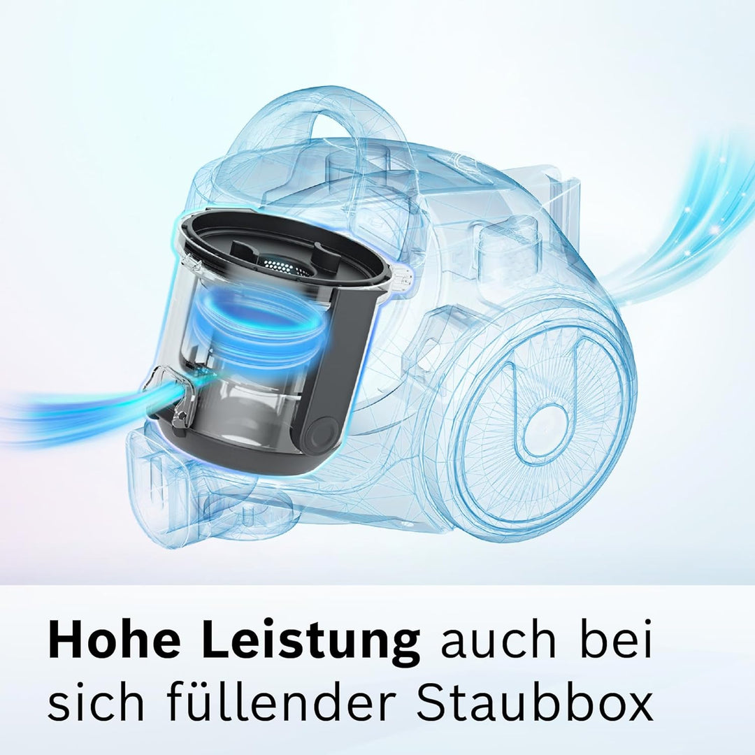 Bosch Staubsauger beutellos Clean´n Serie 2 BGC05A220A, Bodenstaubsauger, Bodendüse für Parkett, Tep
