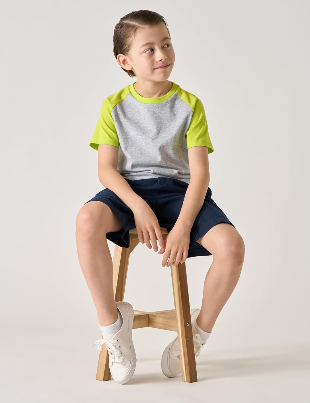 LAPASA Kinder T Shirt 100% Baumwolle 4er Pack Unisex 3-13 Jahre/ 95-165 Jungen Mädchen K01 3-4 Jahre