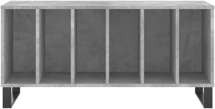 vidaXL Plattenschrank, Schallplattenschrank mit viel Stauraum, Plattenspieler Schrank für Wohnzimmer