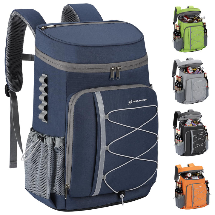 Maelstrom Kühlrucksack 35/50 Dosen, Isolierter Cooler Rucksack Auslaufsicher, Grosse Kühltasche Ruck