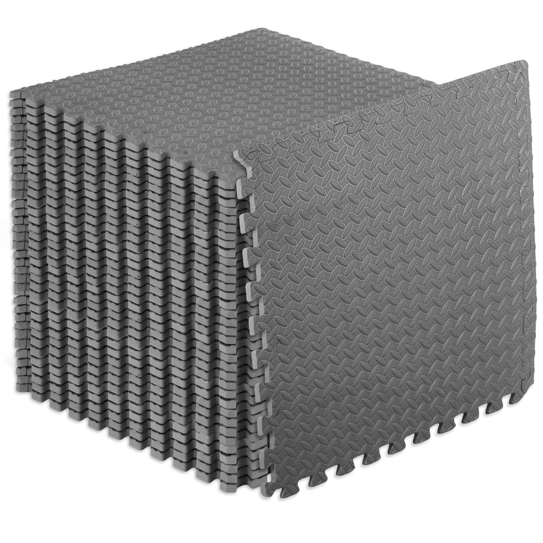 ProsourceFit Puzzlematte 1,2 cm dick – 13,4 m² - 36 Ineinandergreifende EVA Bodenschutzmatten – Bode