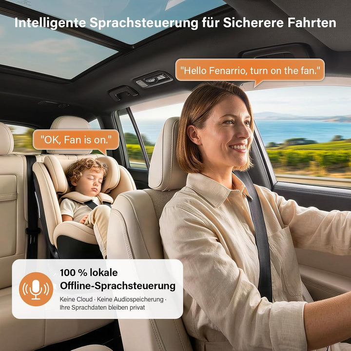 Smart Baby Carseat: Auto-Soothing, 360° Rotation, 7-Level Recline, Air-Soft Breeze &amp; 9-Layer Safety