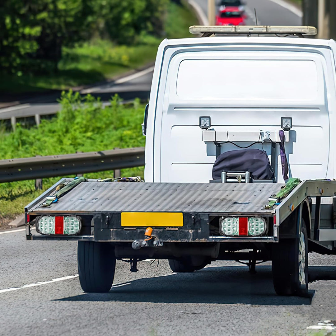 AOHEWEI LED Anhänger Rückleuchten 12V Beleuchtung Bremslichten Lkw Heckleuchte Blinklicht Hinten Was