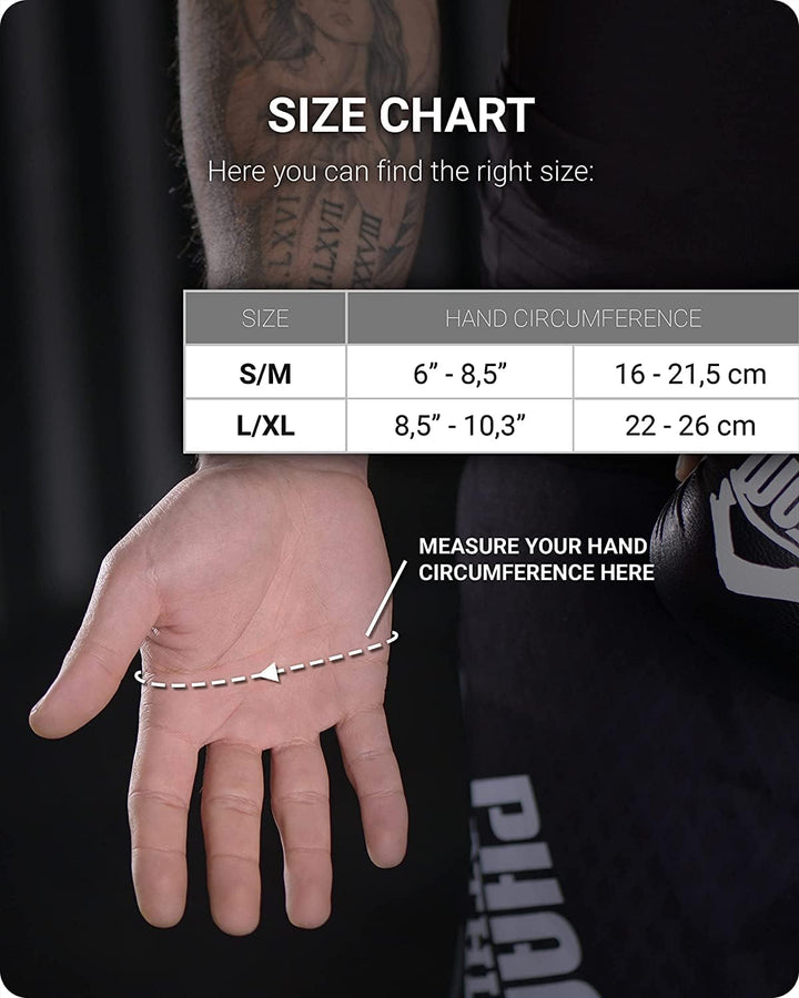 Phantom MMA Handschuhe APEX | Profi Gloves für Sparring, Fight, Boxen, Freefight Apex - Schwarz S/M,