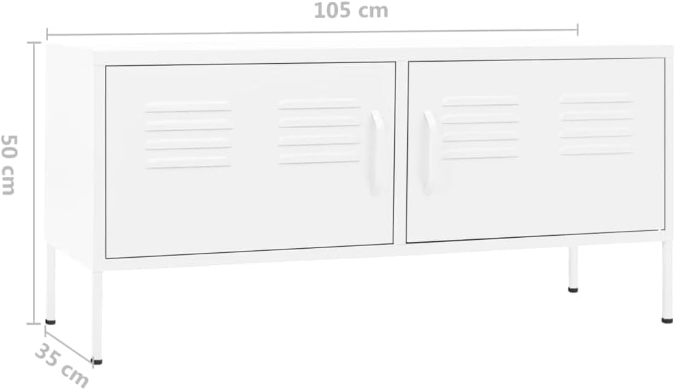 vidaXL TV Schrank mit 2 Türen Lowboard TV Möbel Tisch Board Sideboard Fernsehtisch Fernsehschrank Hi