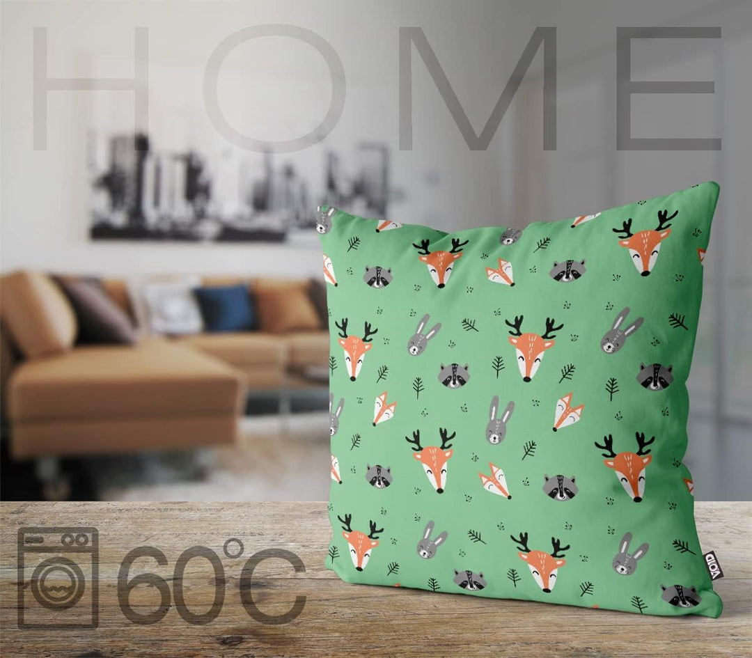 VOID Lustige Tiere Kinder Kissenbezug Kissenhülle Sofakissen Kissen Deko Outdoor-Kissen Dekokissen,