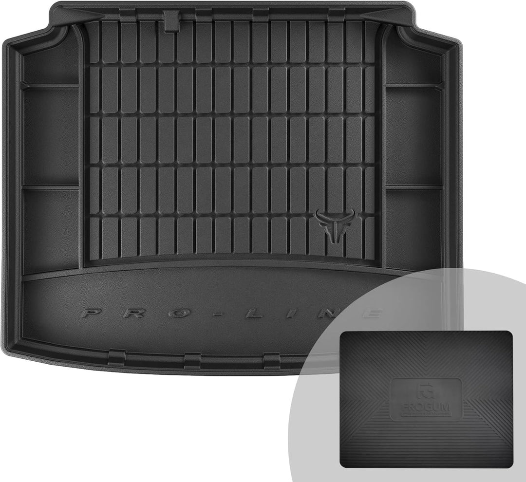 FROGUM ProLine 3D Gummimatte Exklusive Auto Kofferraummatte Kofferraumwanne für Skoda Rapid Spacebac