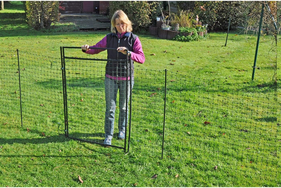 VOSS.farming Tür für Elektrozaunnetze, elektrifizierbar, Komple