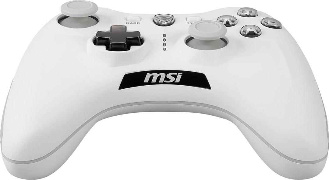 MSI FORCE GC30 V2 WHITE Kabelloser PC Gamepad Controller - 2,4 GHz, 600mAh Li-Ion Akku, austauschbar